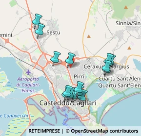 Mappa Via Salvatore Quasimodo, 09134 Cagliari CA, Italia (4.032)
