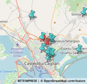 Mappa Via Salvatore Quasimodo, 09134 Cagliari CA, Italia (3.45667)