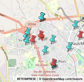 Mappa Via Salvatore Quasimodo, 09134 Cagliari CA, Italia (1.05688)