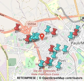 Mappa Via Salvatore Quasimodo, 09134 Cagliari CA, Italia (1.0835)