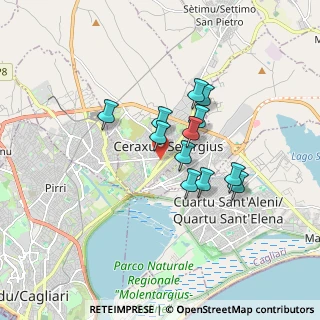 Mappa Via Ippolito Nievo, 09047 Selargius CA, Italia (1.41)