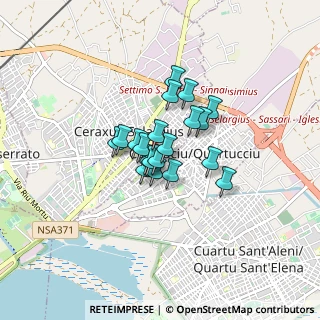 Mappa Via Mogoro, 09044 Quartucciu CA, Italia (0.5455)