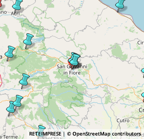 Mappa Via Fiume Lese, 87055 San Giovanni in Fiore CS, Italia (29.24313)