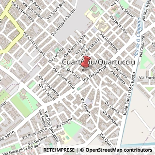Mappa Via delle Palme, 11, 09044 Quartucciu, Cagliari (Sardegna)