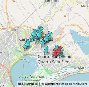 Mappa Via Selargius, 09044 Quartucciu CA, Italia (1.09111)