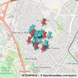 Mappa Via delle Ginestre, 09134 Cagliari CA, Italia (0.2336)