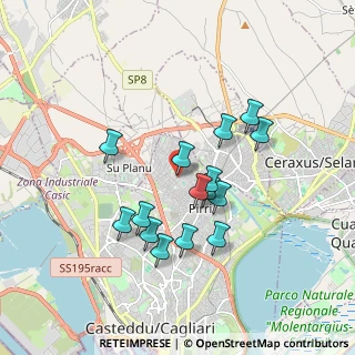 Mappa Via delle Ginestre, 09134 Cagliari CA, Italia (1.69867)