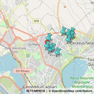 Mappa Via delle Ginestre, 09134 Cagliari CA, Italia (1.55455)