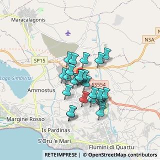 Mappa Viale dell'Autonomia Regionale Sarda, 09044 Quartu Sant'Elena CA, Italia (1.304)
