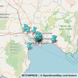Mappa Piazzetta Sa Cruxi de Marmuri, 09042 Monserrato CA, Italia (7.406)