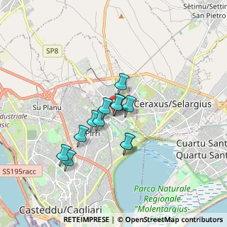 Mappa Via Marco Aurelio, 09042 Monserrato CA, Italia (1.37333)
