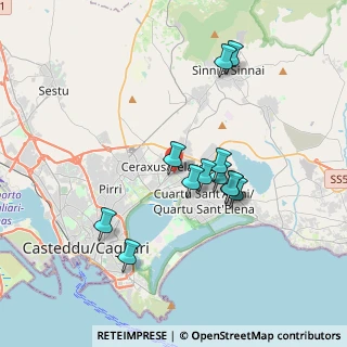 Mappa Via Achille Grandi, 09047 Selargius CA, Italia (3.52)