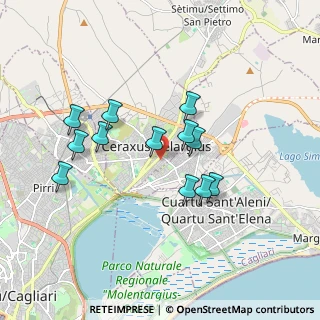 Mappa Via Achille Grandi, 09047 Selargius CA, Italia (1.72417)