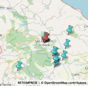 Mappa Via Arvo, 87055 San Giovanni in Fiore CS, Italia (12.68067)