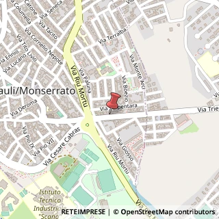 Mappa Via Giuseppe Zuddas, 180A, 09042 Monserrato, Cagliari (Sardegna)