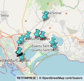 Mappa Via Tunisi, 09044 Quartucciu CA, Italia (4.177)