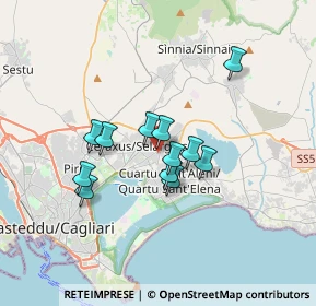 Mappa Via Tunisi, 09044 Quartucciu CA, Italia (2.82167)