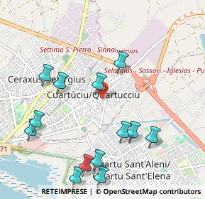 Mappa Via Tunisi, 09044 Quartucciu CA, Italia (1.30462)