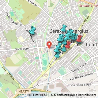 Mappa Piazza Martiri di Buggerru, 09047 Selargius CA, Italia (0.442)