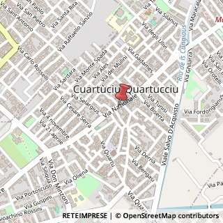 Mappa Via Nazionale, 99, 09044 Quartucciu, Cagliari (Sardegna)