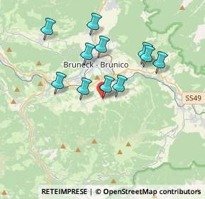 Mappa Via Funivia, 39031 Brunico BZ, Italia (3.17727)