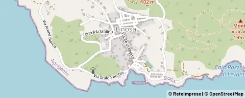 Mappa Lampedusa e Linosa