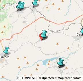 Mappa Via Giuseppe Mazzini, 92020 Castrofilippo AG, Italia (6.628)