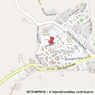 Mappa Via Antonio Fogazzaro, 10, 92026 Castrofilippo, Agrigento (Sicilia)