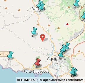 Mappa Contrada Giuranella, 92100 Agrigento AG, Italia (6.88357)