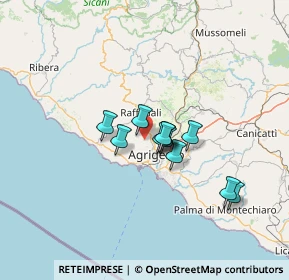 Mappa Contrada Giuranella, 92100 Agrigento AG, Italia (10.35182)
