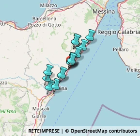 Mappa Vico I Porto Salvo, 98028 Santa Teresa di Riva ME, Italia (8.61625)