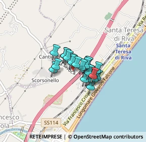 Mappa Centro Comm Sceva Shop, 98028 Santa Teresa di Riva ME, Italia (0.22692)