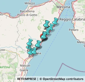 Mappa Centro Comm Sceva Shop, 98028 Santa Teresa di Riva ME, Italia (8.55313)