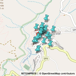 Mappa Via Matrice, 90010 Isnello PA, Italia (0.1125)