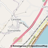Mapa Santa Teresa di Riva