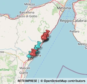 Mappa Via S. Giovanni Bosco, 98028 Santa Teresa di Riva ME, Italia (8.73)