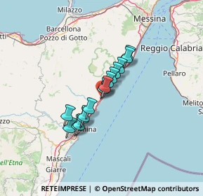 Mappa Via principe di piemonte snc, 98028 Santa Teresa di Riva ME, Italia (9.83867)