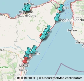 Mappa Via principe di piemonte snc, 98028 Santa Teresa di Riva ME, Italia (17.20158)