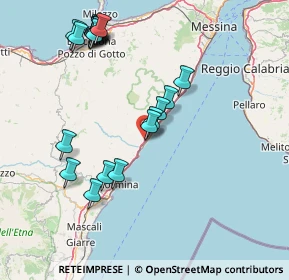 Mappa Via Circonvallazione, 98028 Santa Teresa di Riva ME, Italia (19.015)