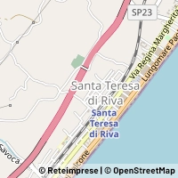 Kartta Santa Teresa di Riva