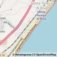 Mapa Santa Teresa di Riva