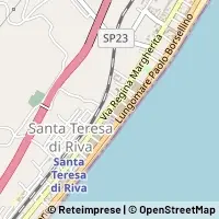 Map Santa Teresa di Riva