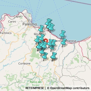 Mappa Via della Pace, 90030 Villafrati PA, Italia (10.066)