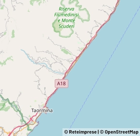 Mappa 98028 Santa Teresa Di Riva ME, Italia (6.6105)