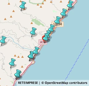 Mappa Via del Traffico, 98028 Santa Teresa di Riva ME, Italia (5.72529)