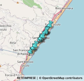 Mappa Via del Traffico, 98028 Santa Teresa di Riva ME, Italia (0.89462)