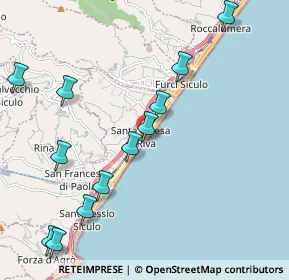 Mappa Via del Traffico, 98028 Santa Teresa di Riva ME, Italia (2.67417)
