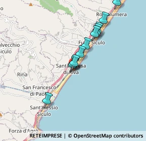 Mappa Via del Traffico, 98028 Santa Teresa di Riva ME, Italia (1.74273)