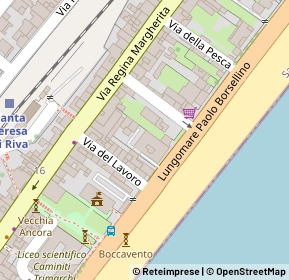 Mappa Via del traffico, 98028 Santa Teresa Di Riva ME, Italia (0.07308)