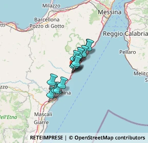 Mappa Via Lungomare Barracca, 98028 Santa Teresa di Riva ME, Italia (7.60933)